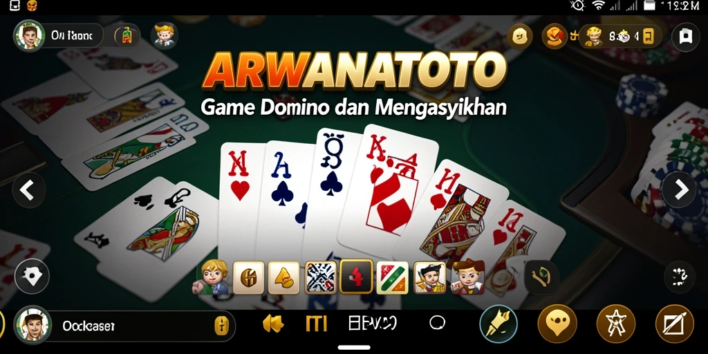 Screenshot dari gameplay Domino yang seru dan menantang.