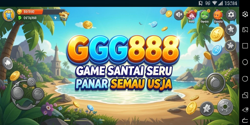 Tampilan gameplay GGG888 yang penuh warna dan menyenangkan.