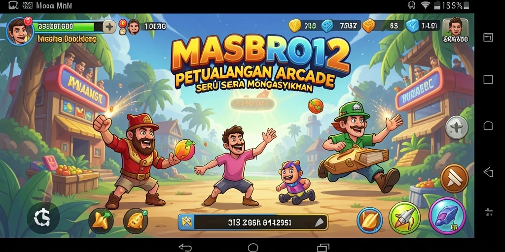 Tampilan gameplay menarik dari MASBRO12 yang penuh aksi.