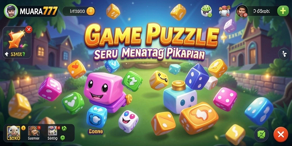 Tampilan layar gameplay MUARA777 menunjukkan tantangan puzzle yang menarik.