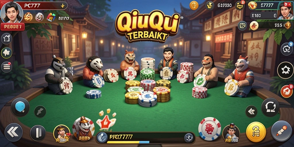 Screenshot gameplay QiuQiu di PC777 yang menarik.