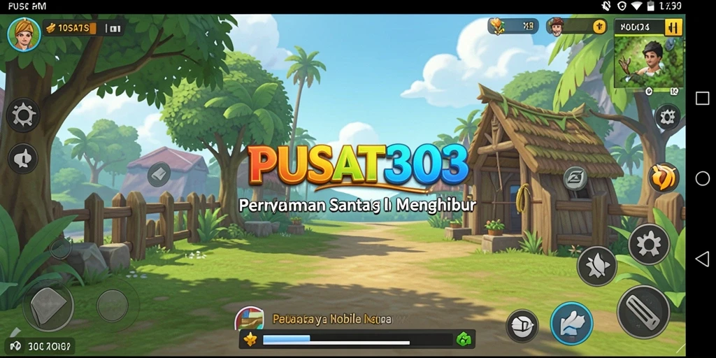Screenshot PUSAT303 menampilkan gameplay yang seru dan interaktif.