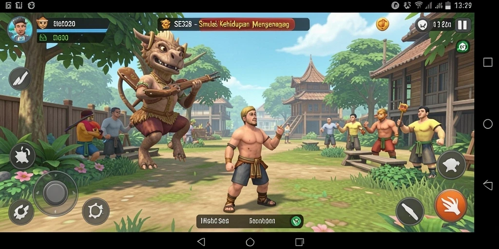 Gameplay interaktif SE328 dengan karakter dan dunia virtual yang kaya.