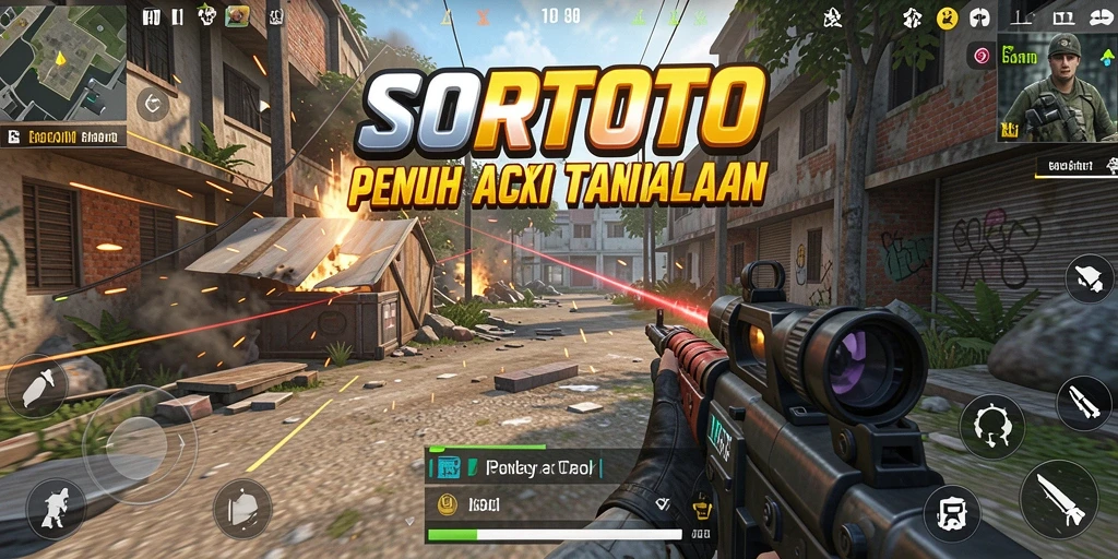 Tampilan action-packed gameplay SORTOTO dengan grafis menakjubkan.