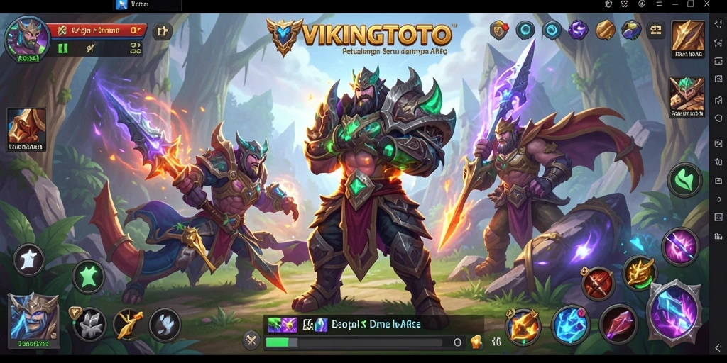 Gameplay seru VIKINGTOTO dengan pertempuran dinamis dan aksi mengagumkan.